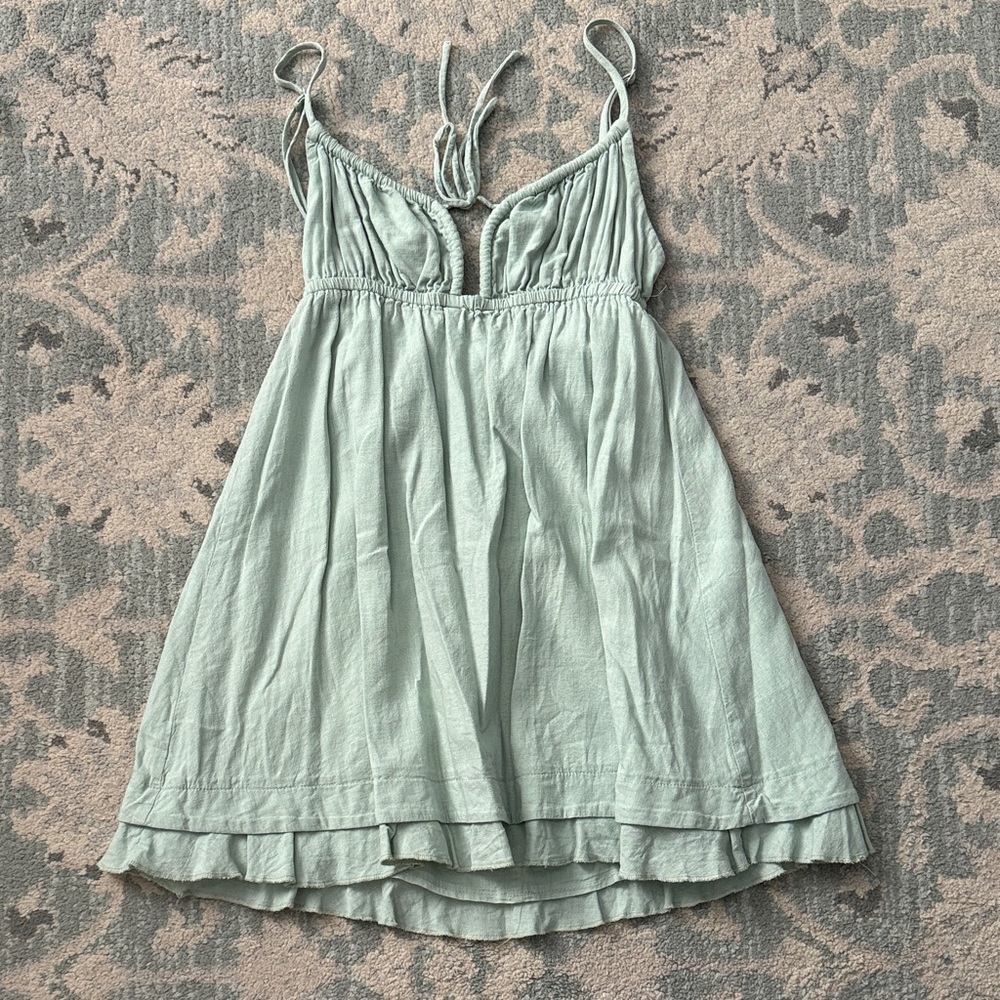 Princess Polly Light Green Mini Dress - Picture 4 of 6